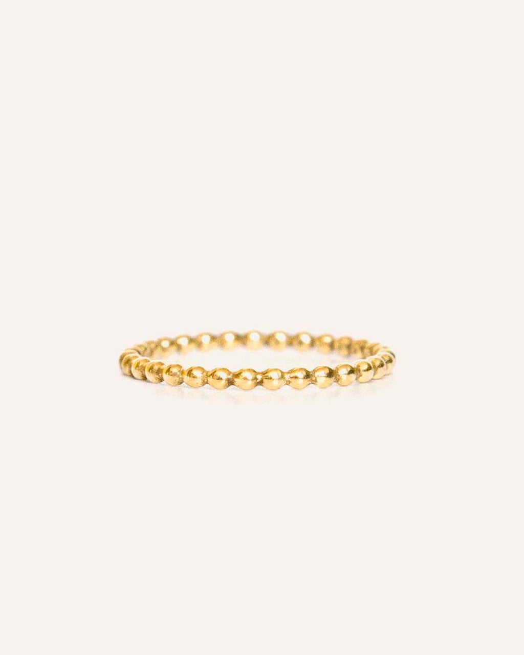 Perlu | 14K Solid Gold Beaded Ring