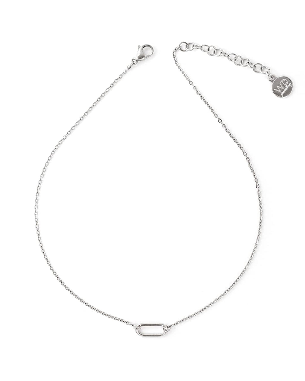 Randall | Silver Oval Link Necklace