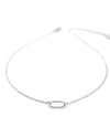 Randall | Silver Oval Link Necklace