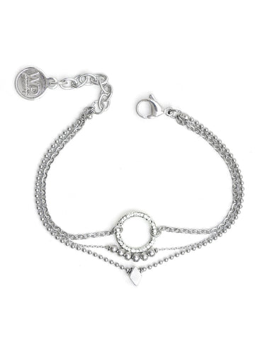 Colette | Gold Multi-Strand Pearl Bracelet