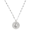 Self | Silver Round Woman Pendant Necklace