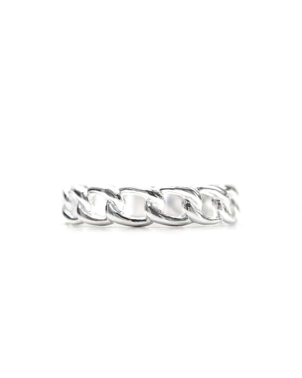 Shane | Sterling Silver Link Chain Ring