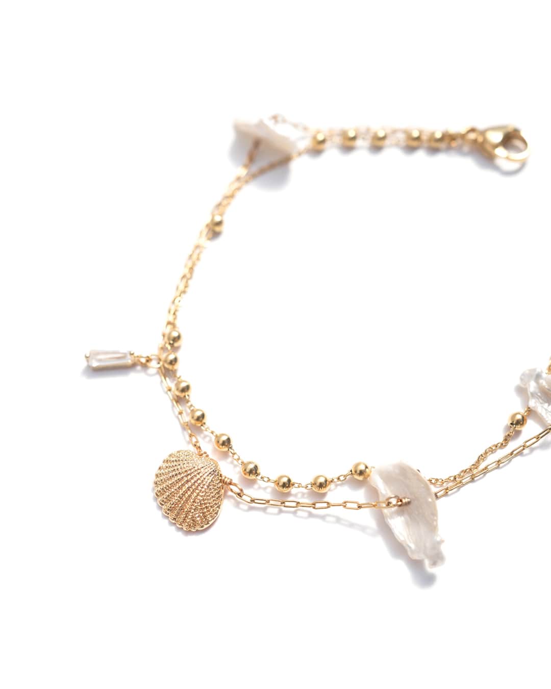 Shelly Gold Anklet