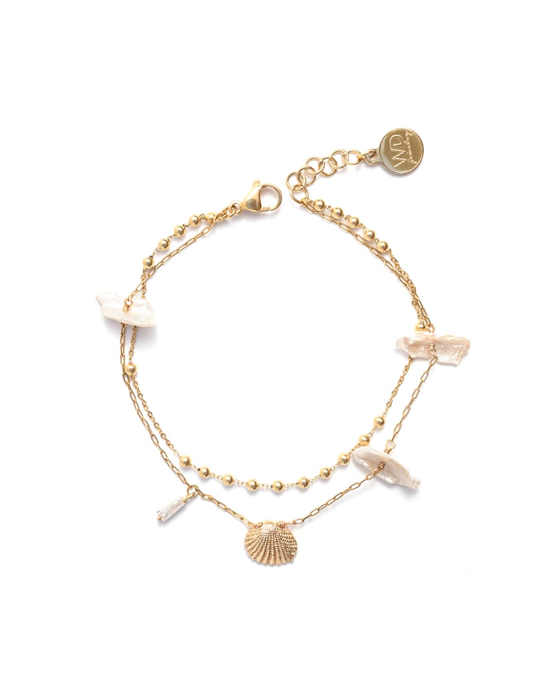 Shelly Gold Anklet