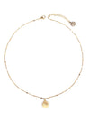 Nicole | Gold Baroque Pearl Long Necklace