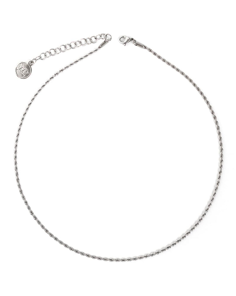 Vena | Silver Rope Chain Necklace