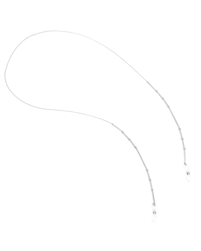 Wisdom | Silver Dainty Glasses Chain