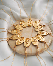 Gemini Gold Zodiac Necklace