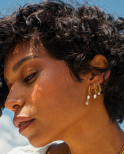 Zeta Gold Earrings