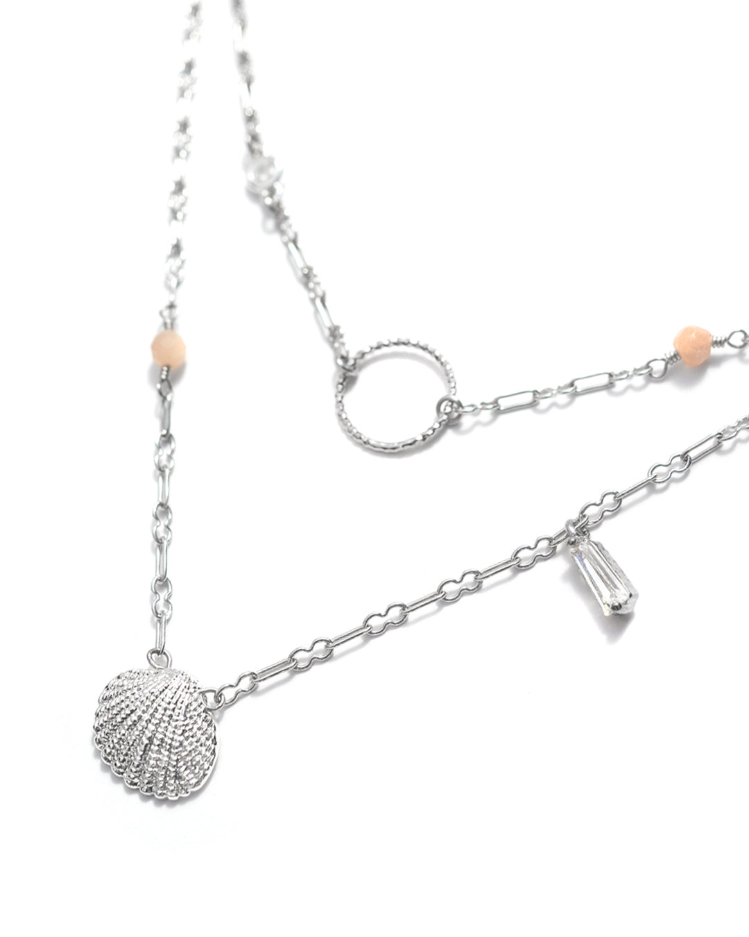 Clam Silver Necklace