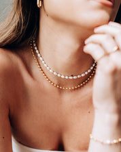 Filet Gold Necklace