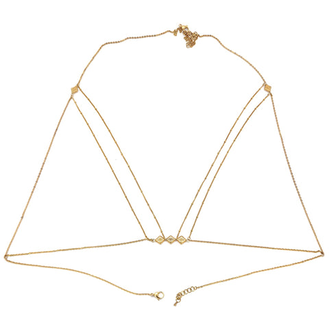 Medusa | Gold Colored Stones Belly Chain