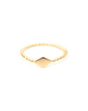 Jasmin | Gold Vermeil Thick Braided Band Ring