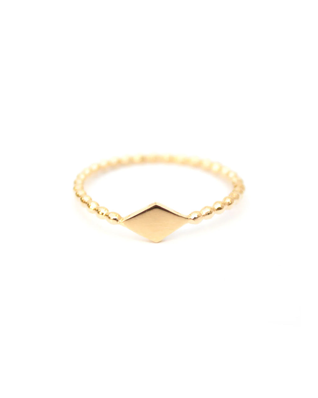 Kite | Gold Vermeil Diamond Shape Ring