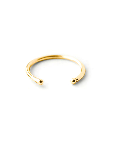 Sauge | Gold Vermeil Green Amethyst Ring
