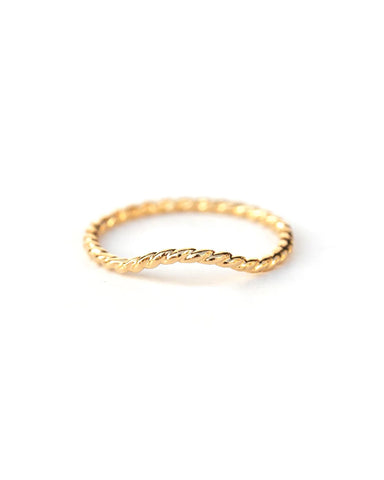 Link | Gold Vermeil Fixed Chain Ring