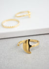 Eleonore | Gold Open Crescent Ring