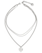 Hart Silver Necklace