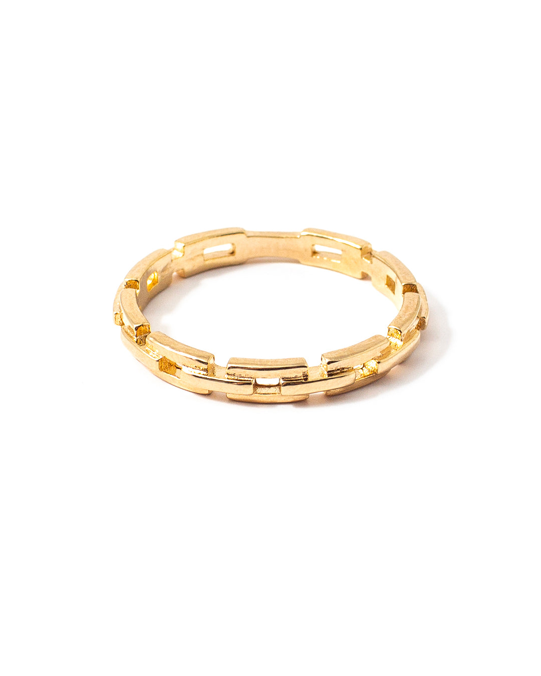 Link Gold Ring