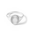 Ribba | Sterling Silver Crown Ribbed Ring