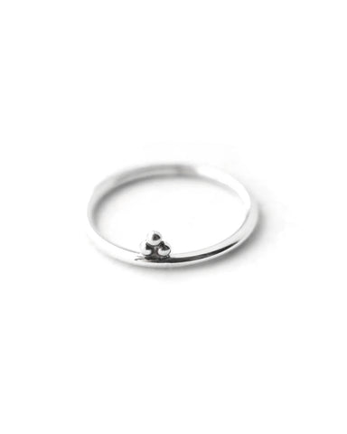 Constance | Sterling Silver Dotted Ring