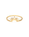 Babka | Gold Vermeil Curved Twisted Ring