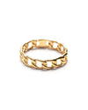 Suzy | Gold Flat Beaded Ring