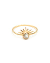 Jasmin | Gold Vermeil Thick Braided Band Ring