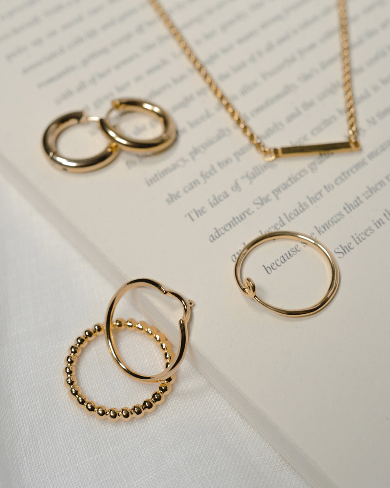 Perlock | Gold Vermeil XL Beaded Ring