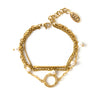 Alive | Gold Chain And Pearl Bracelet