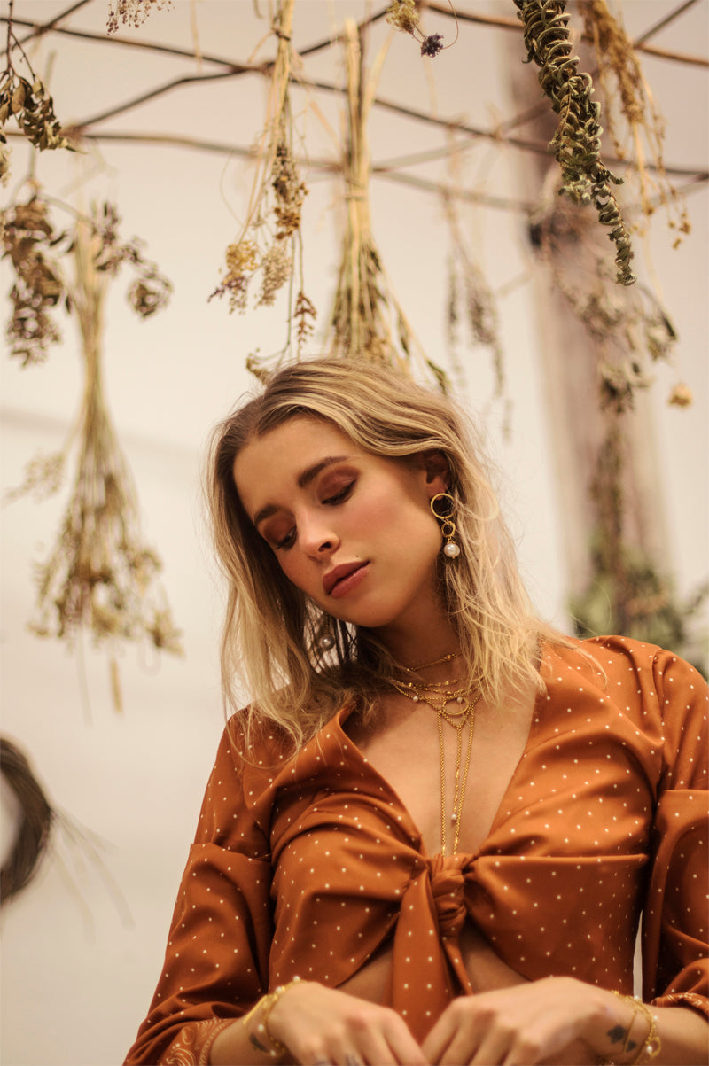 Earrings - Nacrel • wellDunn jewelry — Handmade in Montreal