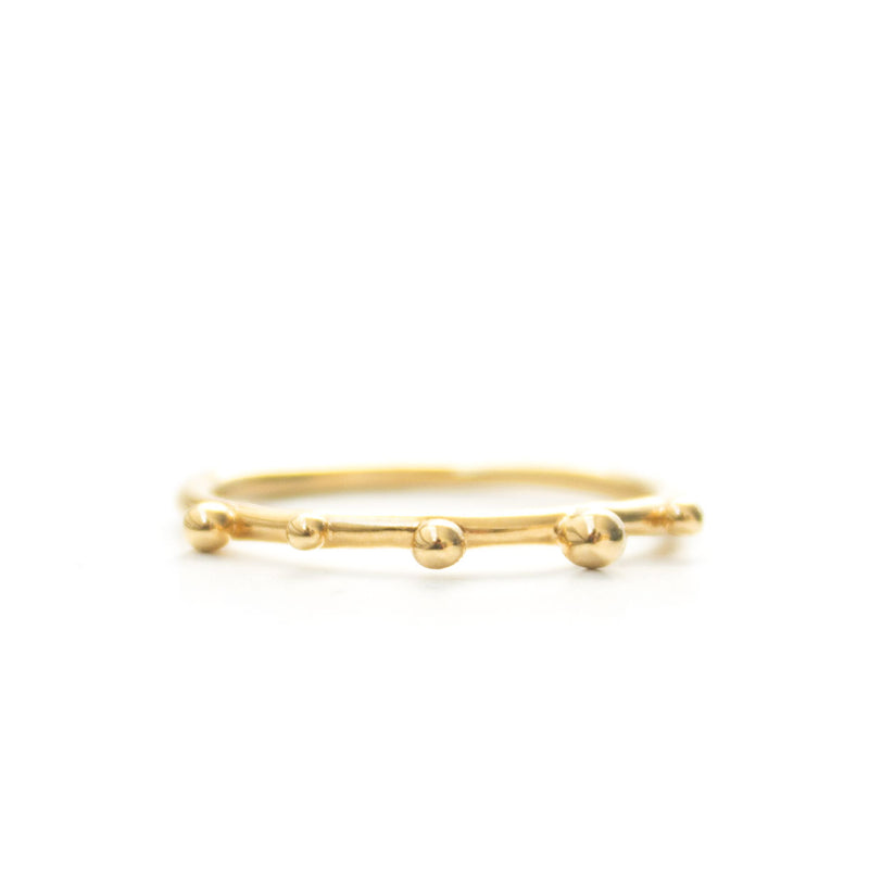 Constance | Gold Vermeil Dotted Ring