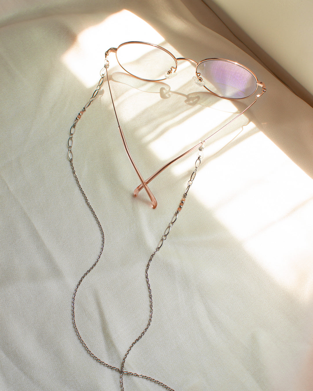 Ernest Silver Glasses Chain