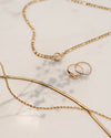 Babka | Gold Vermeil Curved Twisted Ring