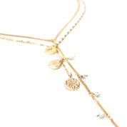 Necklaces - Luvia - Gold • wellDunn jewelry — Handmade in Montreal