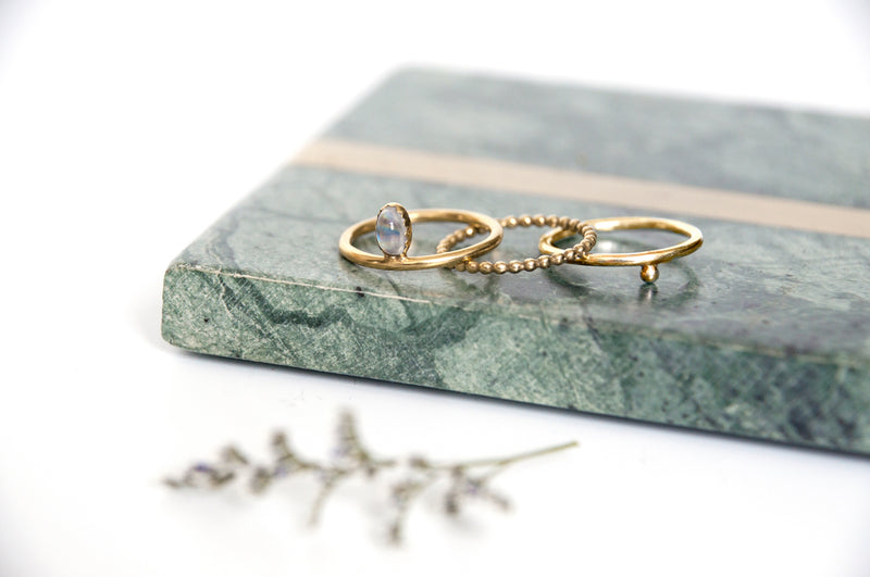 Rings - Mounia - Gold • wellDunn jewelry — Handmade in Montreal