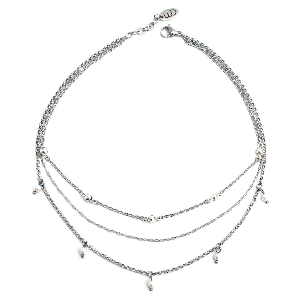 Necklaces - Milady - Silver • wellDunn jewelry — Handmade in Montreal