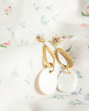 Milky Gold Earrings