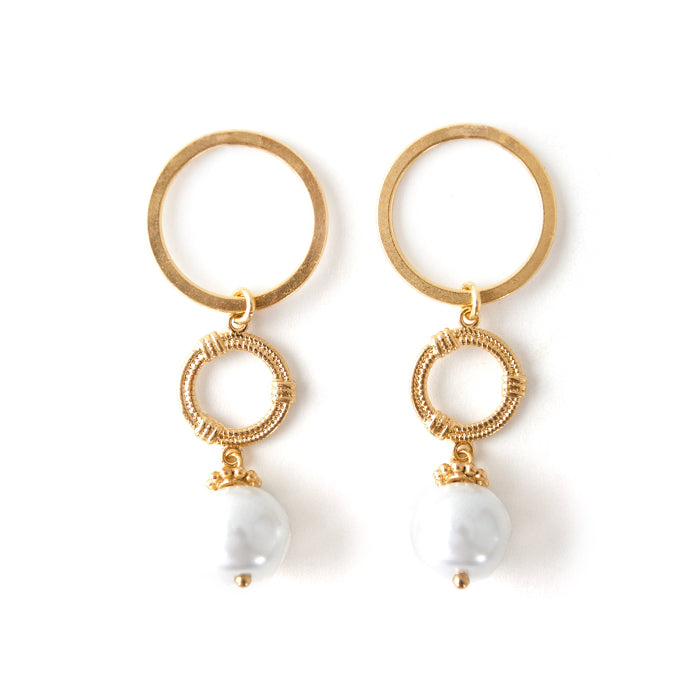 Earrings - Nacrel • wellDunn jewelry — Handmade in Montreal