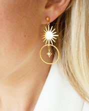 Nebula Gold Earrings