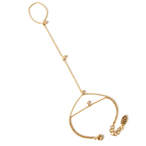 Aube | Gold Toggle Clasp Bracelet