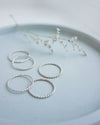 Perlu | Sterling Silver Beaded Ring