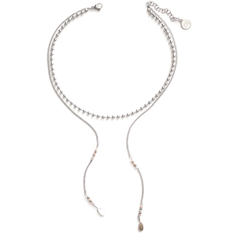 Ernest | Silver Beaded Glasses Chain