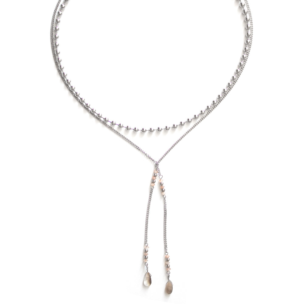 Saloon Silver Necklace
