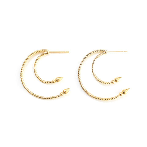 Ermite | Gold Vermeil Sea Croissant Ring