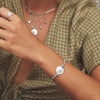 Verde | Silver Medallion Bracelet