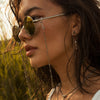 Earrings - Crow - Gold • wellDunn jewelry — Handmade in Montreal
